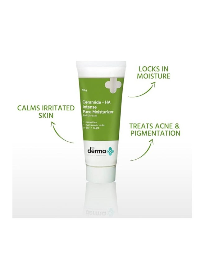 ذا ديرما كو مرطب ديرما كو سيراميد + HA المكثف مع حمض الهيالورونيك للبشرة الجافة يعمل على إصلاح البشرة الجافة والباهتة | يحبس الرطوبة - Image 3
