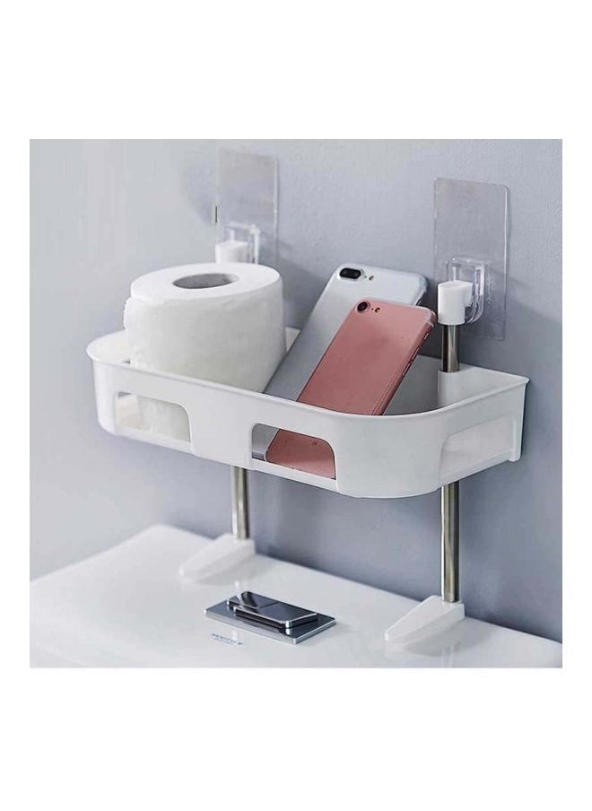 Y&D Qiangtie Multi-Function Bathroom Shelf White S 