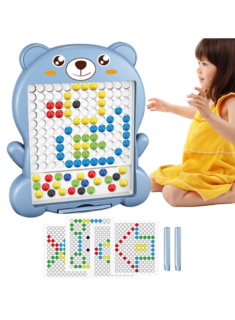 لوحة رسم مغناطيسية ملونة داخلية، لوحة رسم، ألعاب ما قبل المدرسة للأولاد والبنات من سن 5 و6 و7 سنوات - Image 4