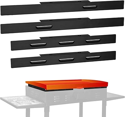 Utheer Wind Guard for Blackstone 36"Griddle,Flame Guards 36 inch,Fits Blackstone Griddle with Rear Grease Cup, Lid and - Image 1