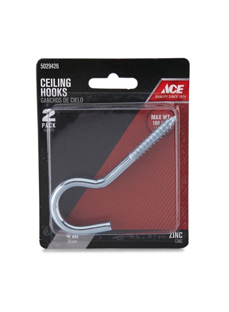 ACE Cd2 Ceiling Hook 4 Cm Pack Of 2