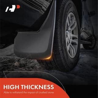 HUUSO Front and Rear Plastic Splash Mud Flaps, Mud Guard (Pack of 4) Compatible with Mahindra Scorpio N (2022-23) - Image 4