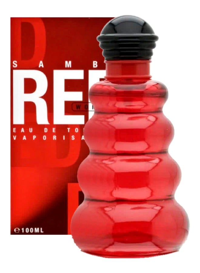 سامبا ريد من بيرفيومز ووركشوب للنساء تواليت 100ملي