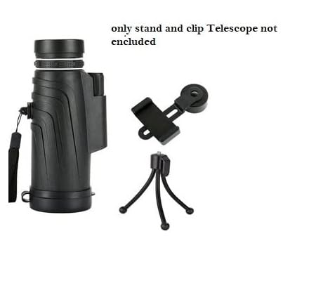 Aeoss Monocular Telescope Tripod with Mobile Clip, Sturdy Holder for Enhanced Outdoor Viewing and Photography, Stylish Telescope [Black] - Image 2