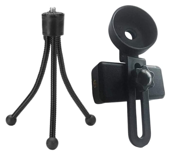 Aeoss Monocular Telescope Tripod with Mobile Clip, Sturdy Holder for Enhanced Outdoor Viewing and Photography, Stylish Telescope [Black] - Image 1