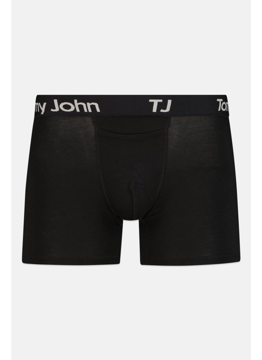 Tommy John - Men 2 Pack 4 inseam Brand Logo Boxer Briefs, Multicolor - Image 1