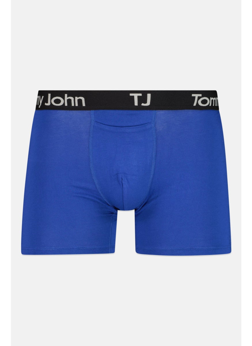 Tommy John - Men 2 Pack 4 inseam Brand Logo Boxer Briefs, Multicolor - Image 1