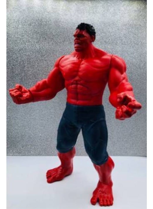 Large Size 30 cm Marvel Titan Hero Red Hulk Figure with Light and Sound