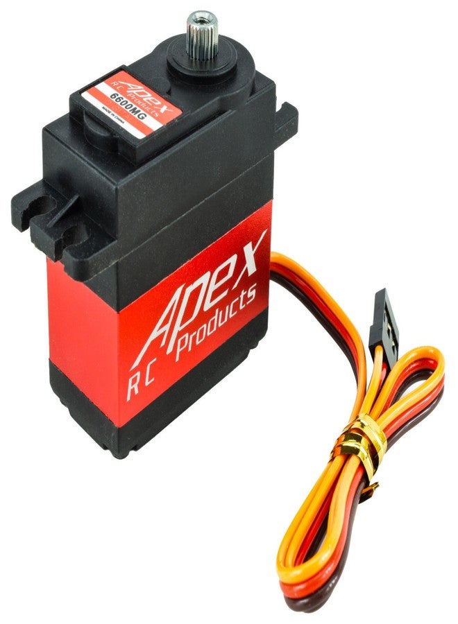 Apex RC Products 6600MG Metal Gear/Case Digital Standard Servo - 1/10-1/8 Steering Servo - Image 2