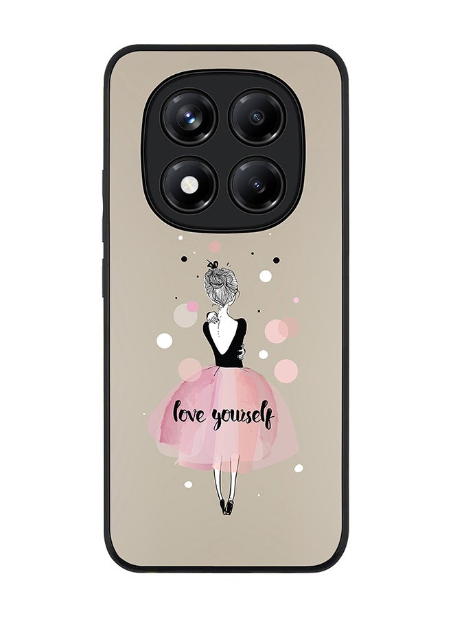 Stylizedd For Xiaomi Redmi Note 14 Pro 5G / X7 5G Case,Slim fit Camera Protection, Shockproof Thin Phone cover  - Love Yourself - Image 1