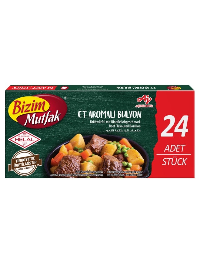Bizim Mutfak Beef Flavoured Bouillon 24x10g - Image 1