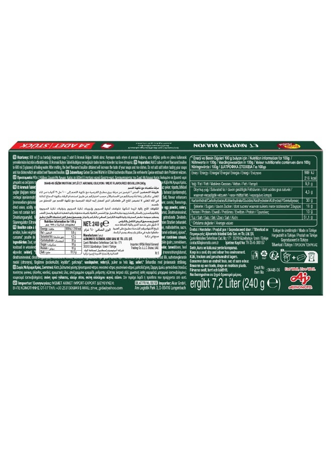 Bizim Mutfak Beef Flavoured Bouillon 24x10g - Image 2