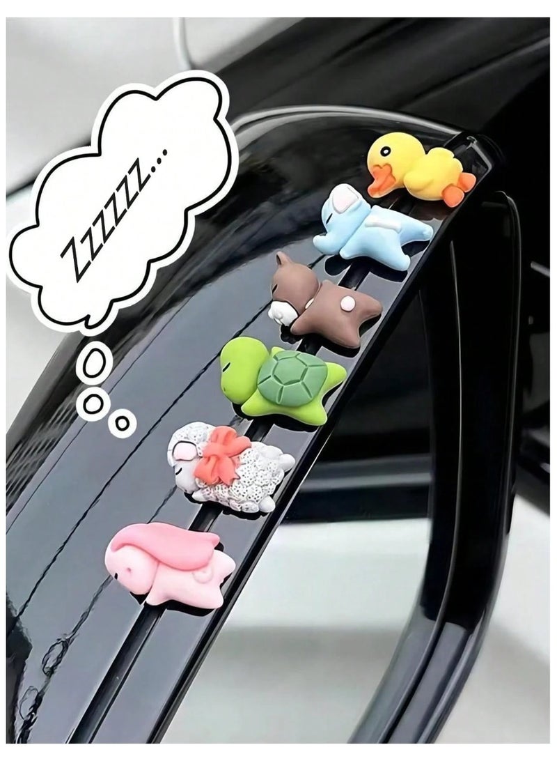 Generic Car interior decoration and ornament consisting of 6 different animals with a cute appearance  - Image 2