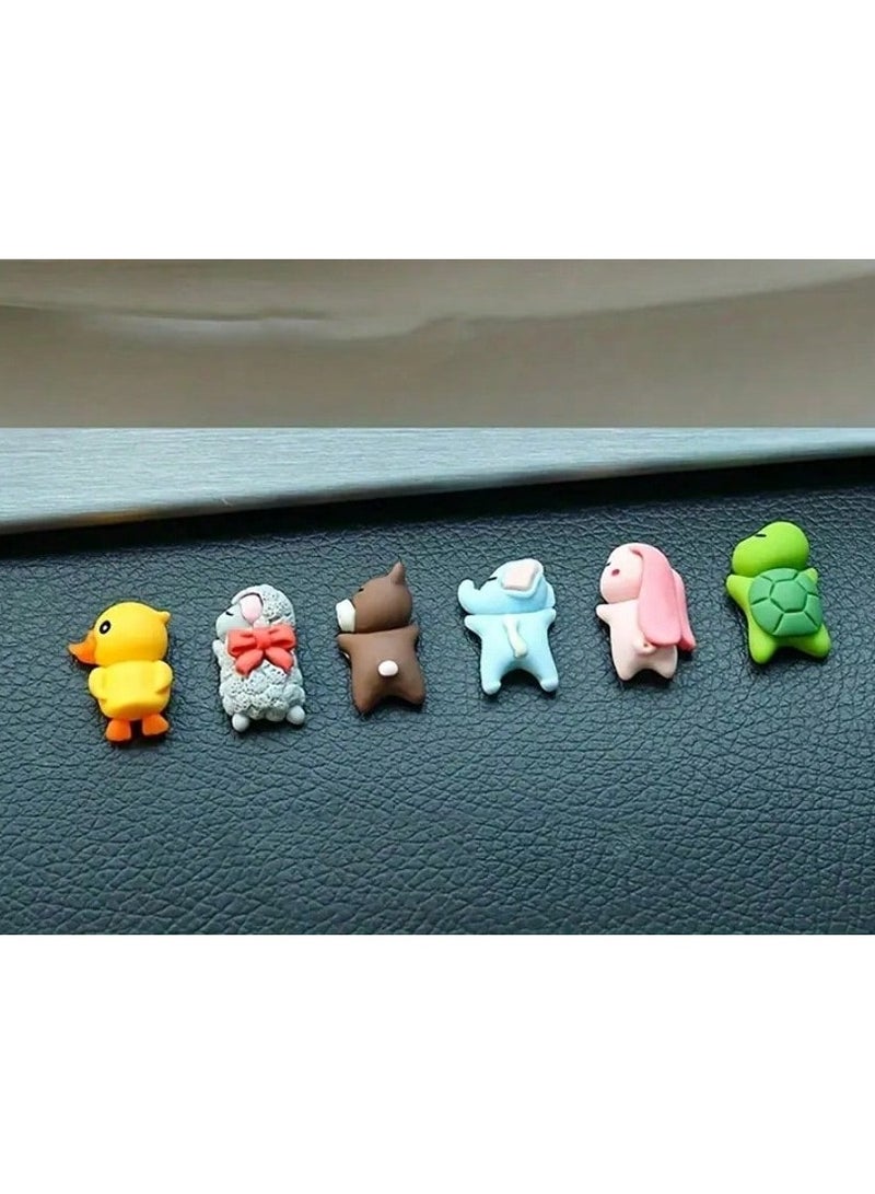 Generic Car interior decoration and ornament consisting of 6 different animals with a cute appearance  - Image 3