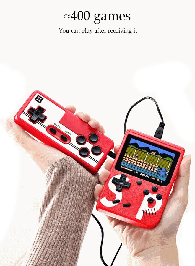 DUNISO Handheld Game Console，High Definition Color Screen Mini Portable Game Console，400 Classical Games，With 2.4 Inch Color Screen And Rechargeable Battery，With Handle, Easy To Use，Can Connect To TV  - Image 3
