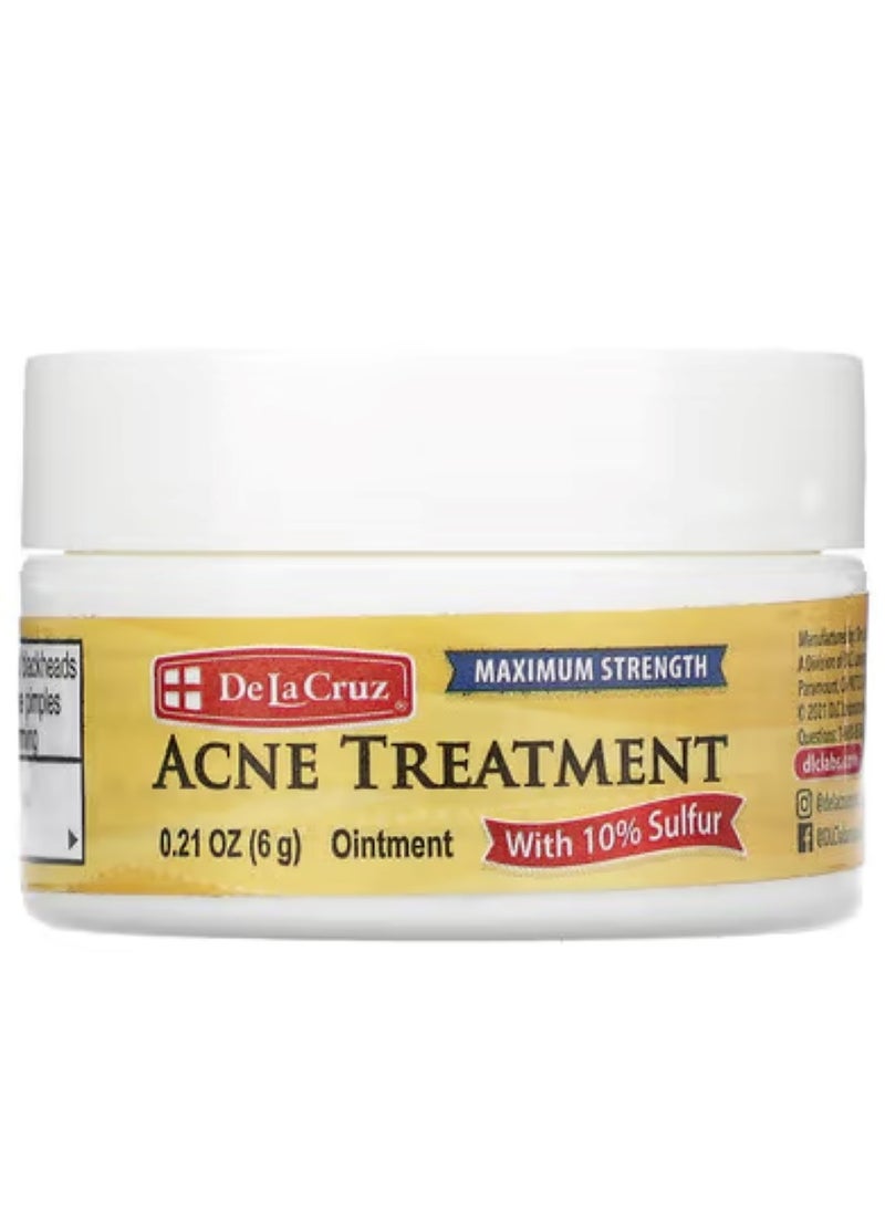 De La Cruz - Sulfur Ointment Acne Treatment & Medication 6grams - Image 1