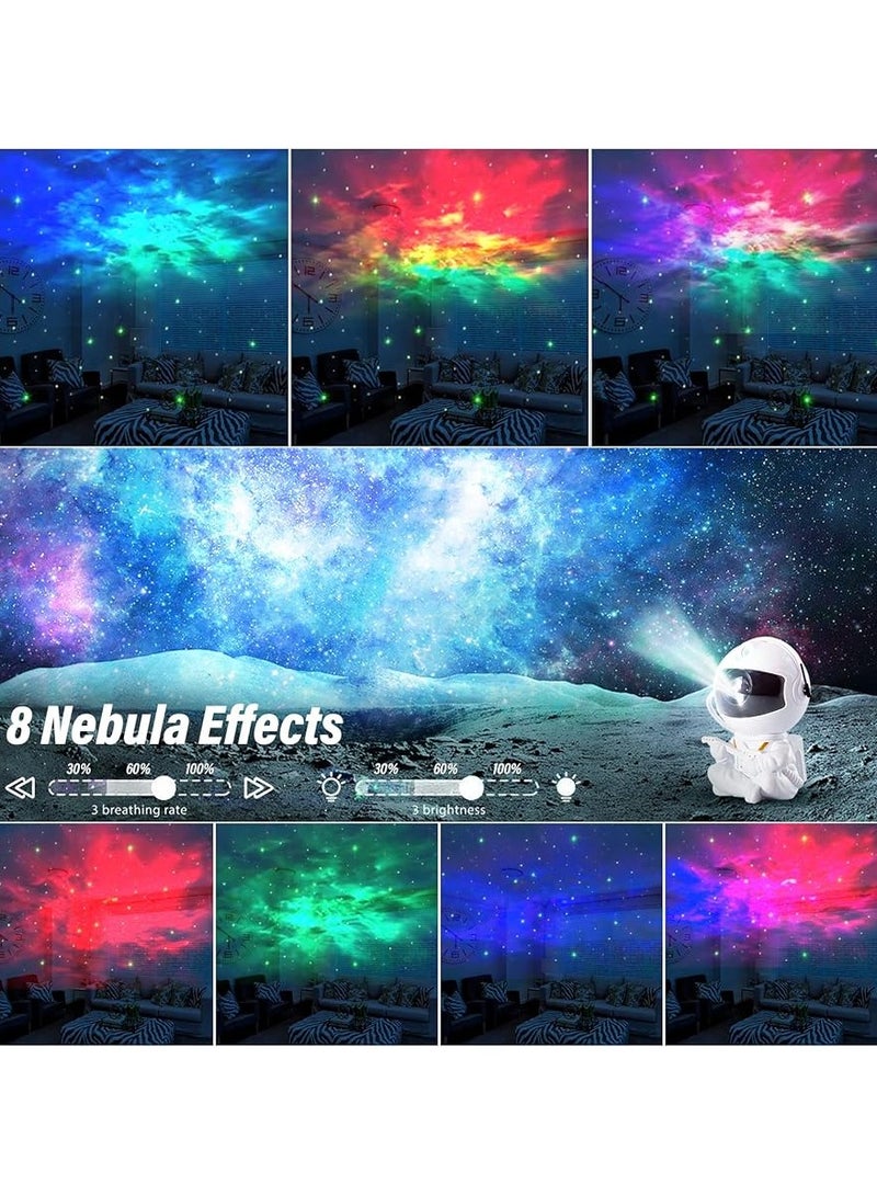 milkyway Astronaut Star Projector Kids Night Light Nebula Projector Light Galaxy Bedroom Projector For Adult Playroom Home Theater Ceiling Room Decoration - Image 2