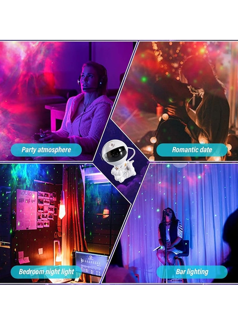 milkyway Astronaut Star Projector Kids Night Light Nebula Projector Light Galaxy Bedroom Projector For Adult Playroom Home Theater Ceiling Room Decoration - Image 4