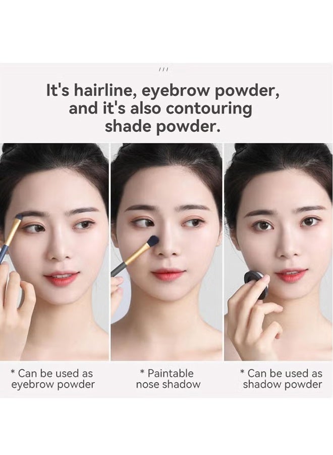 VERONNI Hairbear Hair Filler, Hairline Shadow Powder, Hairline Powder Instantly Conceals, Instant Volume&scalp Coverage for Thinning Hair,Fast & Full Care, 100% Water Sweat Resistant (Black) - Image 3