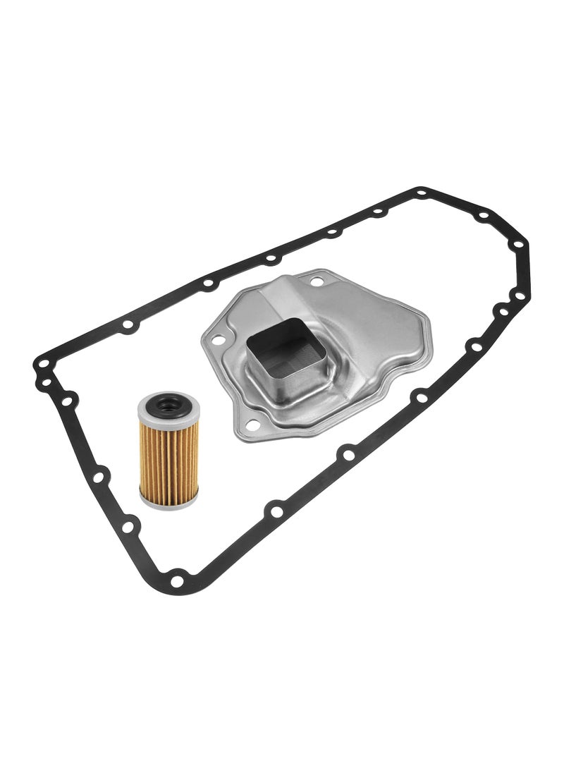 X AUTOHAUX X AUTOHAUX 1 Set Transmission Filter Oil Pan Gasket Kit for Nissan Rogue NV200 Juke for Nissan Juke 2011-2017 31728-1XF02 31726-28X0A 31397-1XF0C Transmission Valve Pan Gasket Oil Strainer  - Image 1