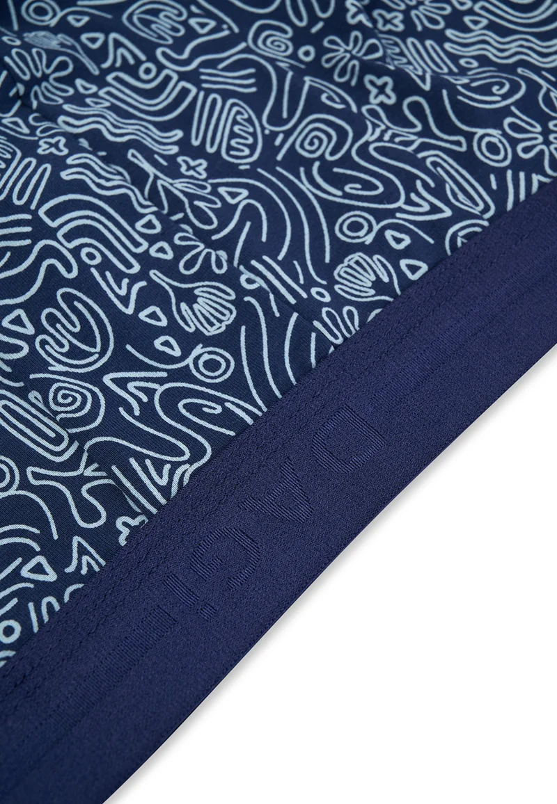 dagi  2 Pack Graphic Regular/Classic Fit Boxer Cotton Blend Underwear for Men | Best Price UAE