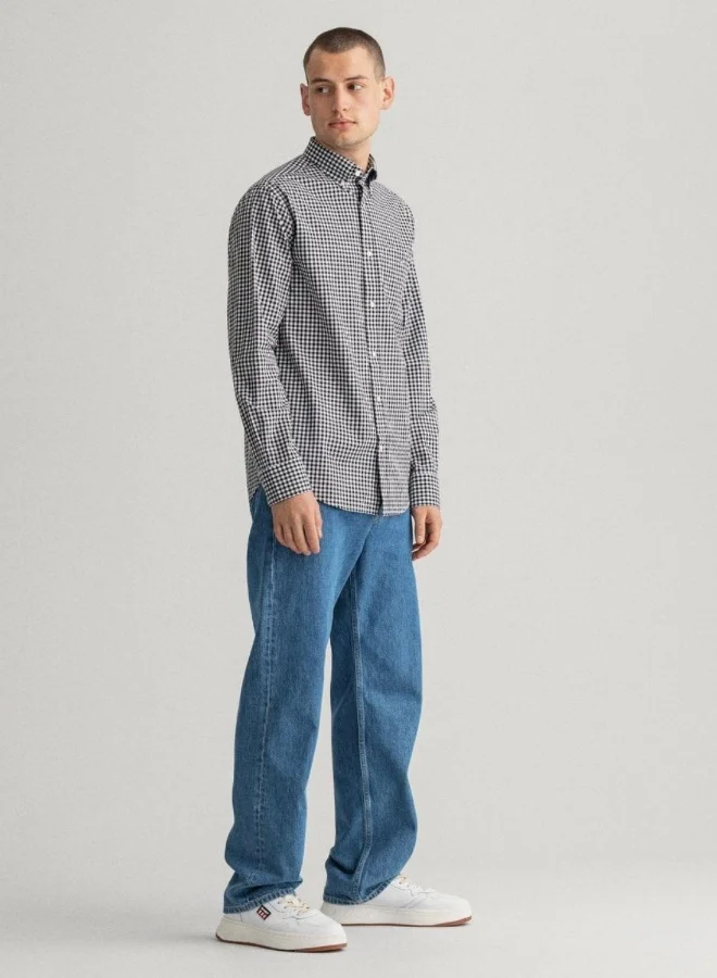GANT Gant Regular Fit Gingham Broadcloth Shirt