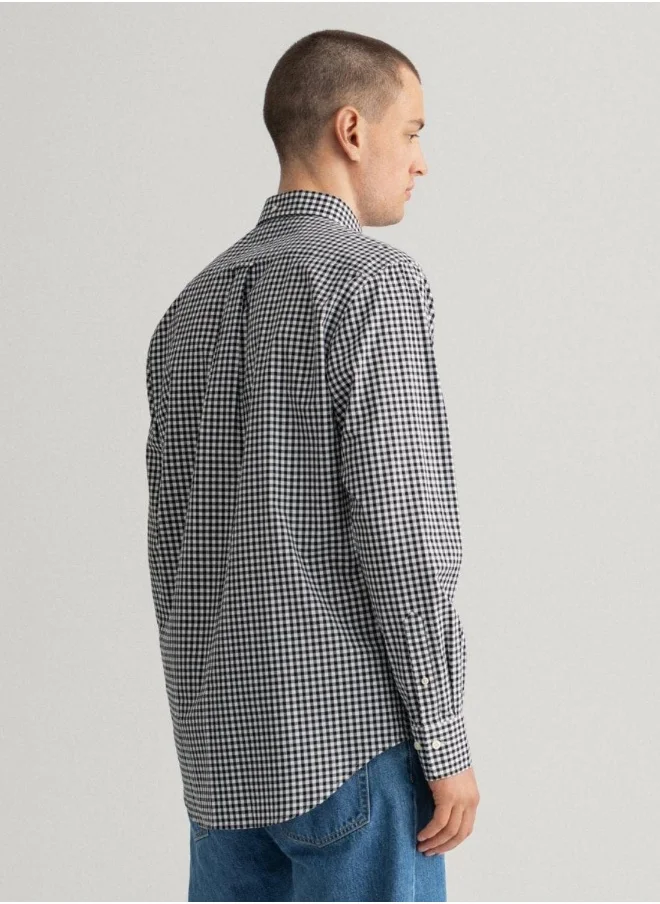 GANT Gant Regular Fit Gingham Broadcloth Shirt