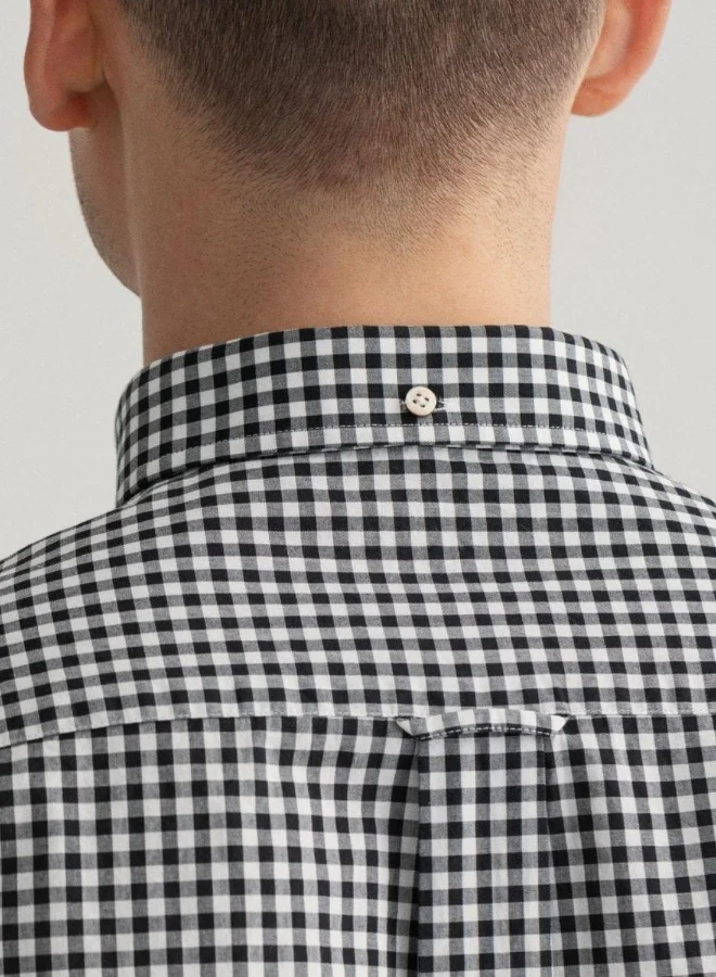 GANT Gant Regular Fit Gingham Broadcloth Shirt