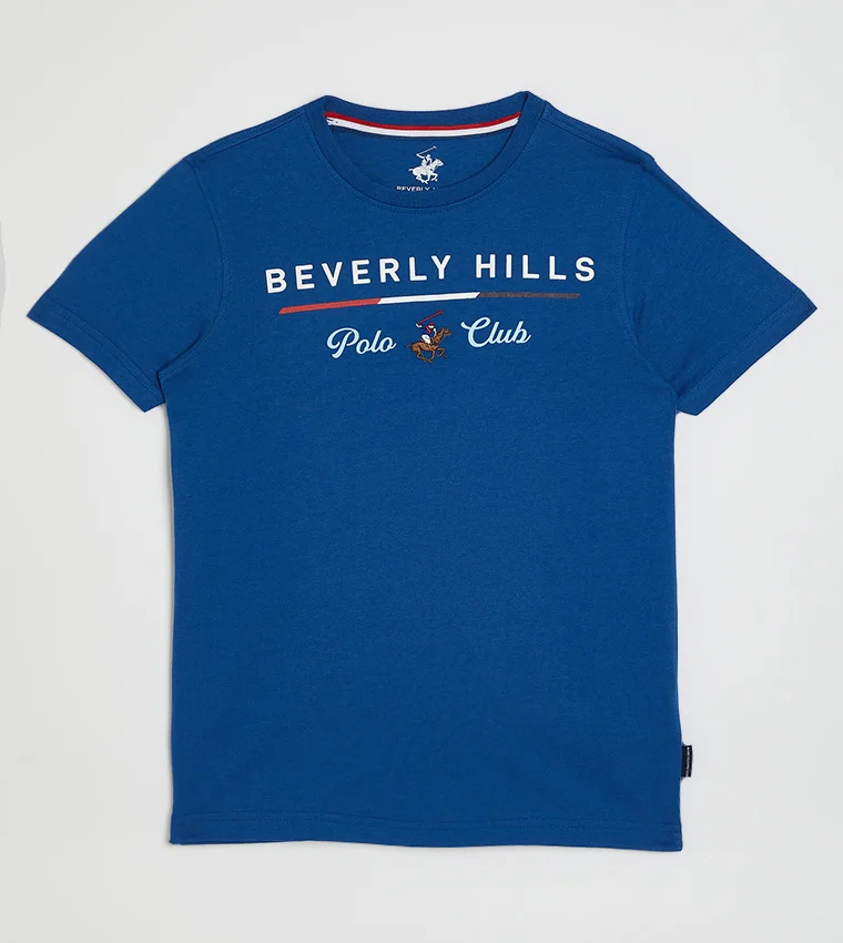 BEVERLY HILLS POLO CLUB The Right Stripe Casual T-Shirt