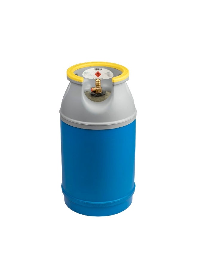دوربل اند بروتبل أسطوانة غاز مصنوعة من الألياف الزجاجية، باللونين الأزرق والرمادي، سعة 24.5 لتر 101000004 - Image 1