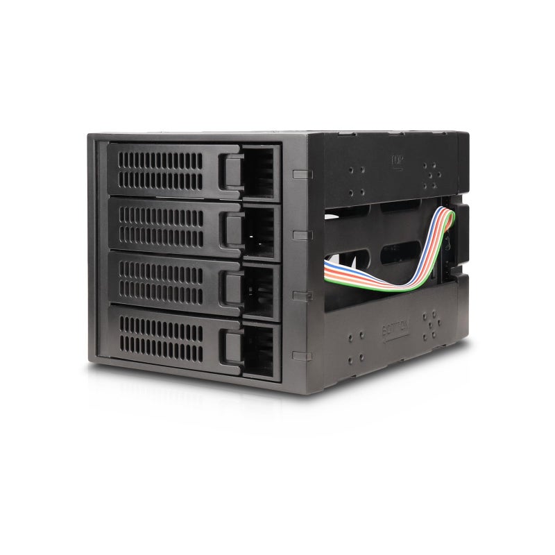 Rosewill Internal Hard Drive Enclosure - 3 x 5.25 to 4 x 3.5 Hot-Swap Enclosure - SATA I/II/III/ & SAS HDD - RSV-SATA-Cage-34 - Image 2
