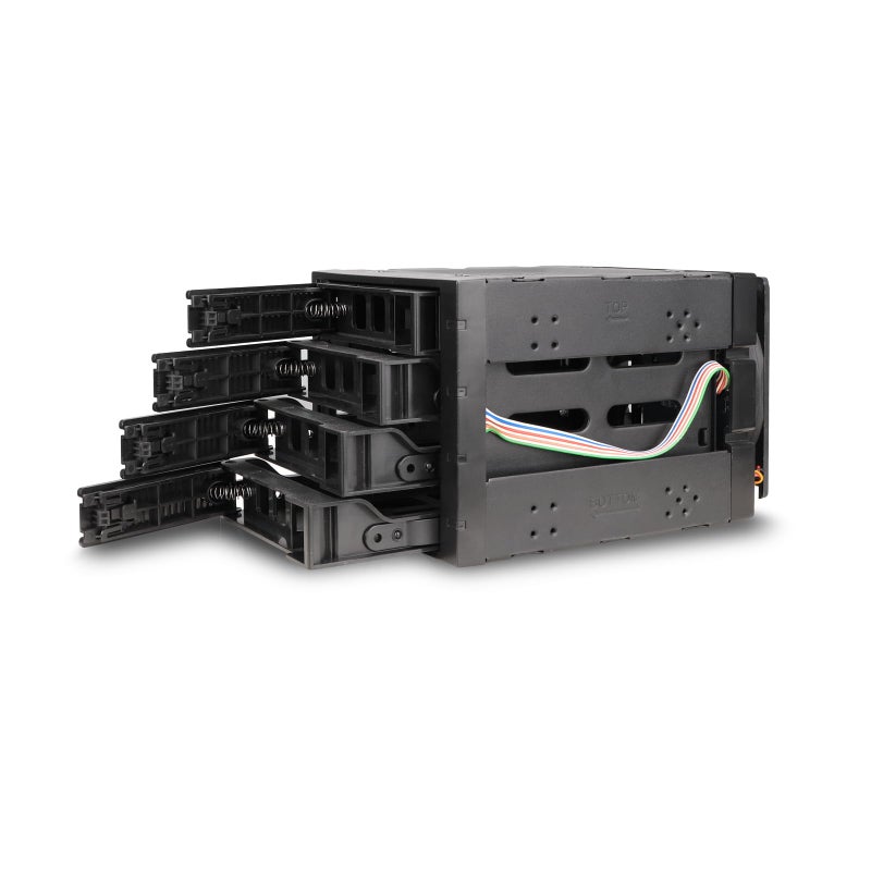 Rosewill Internal Hard Drive Enclosure - 3 x 5.25 to 4 x 3.5 Hot-Swap Enclosure - SATA I/II/III/ & SAS HDD - RSV-SATA-Cage-34 - Image 3