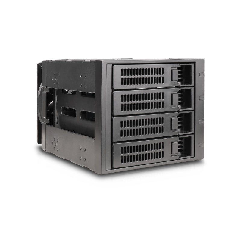 Rosewill Internal Hard Drive Enclosure - 3 x 5.25 to 4 x 3.5 Hot-Swap Enclosure - SATA I/II/III/ & SAS HDD - RSV-SATA-Cage-34 - Image 1