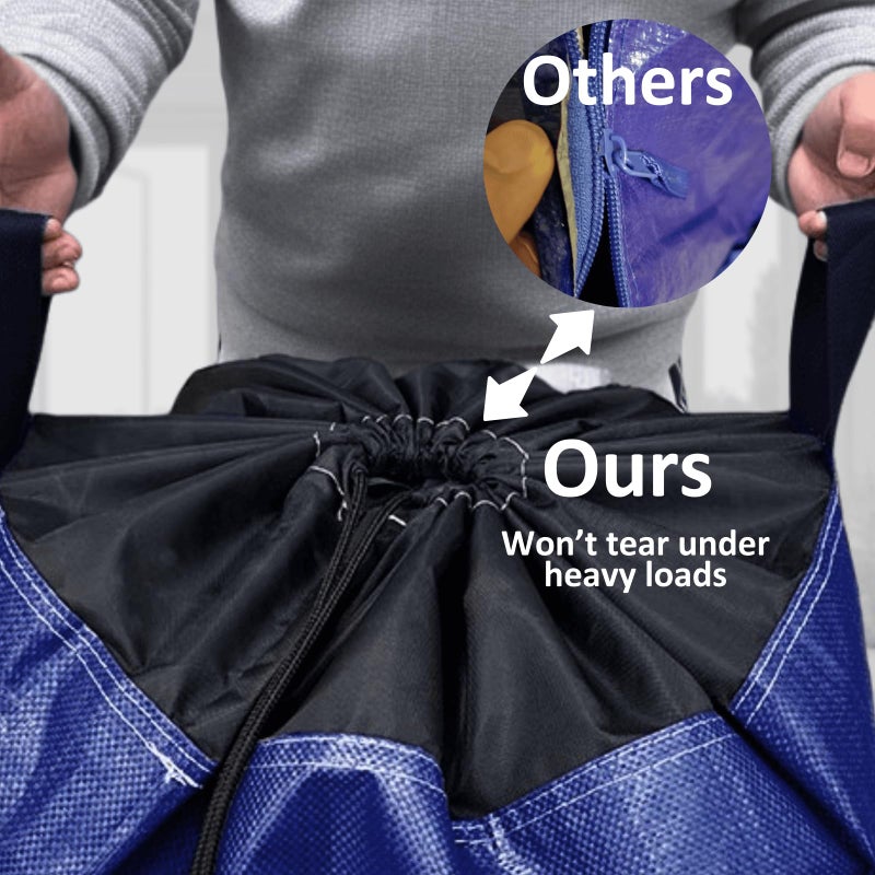 BBJ WRAPS 66 Gallon Moving Bags Heavy Duty Extra Large, XL Heavy Duty Extra Large Moving Bags, Storage Totes Packing Moving Boxes Supplies for College - Image 5