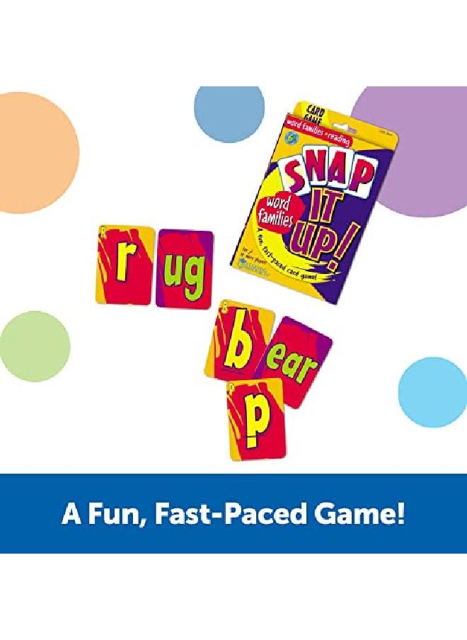 Learning Resources Snap It Up Phonics & Reading Card Game Homeschoolreading Game 90 Cards Included Ages 6+  - Image 3
