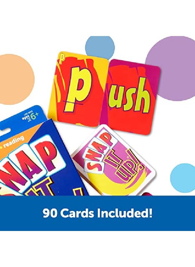 Learning Resources Snap It Up Phonics & Reading Card Game Homeschoolreading Game 90 Cards Included Ages 6+  - Image 5