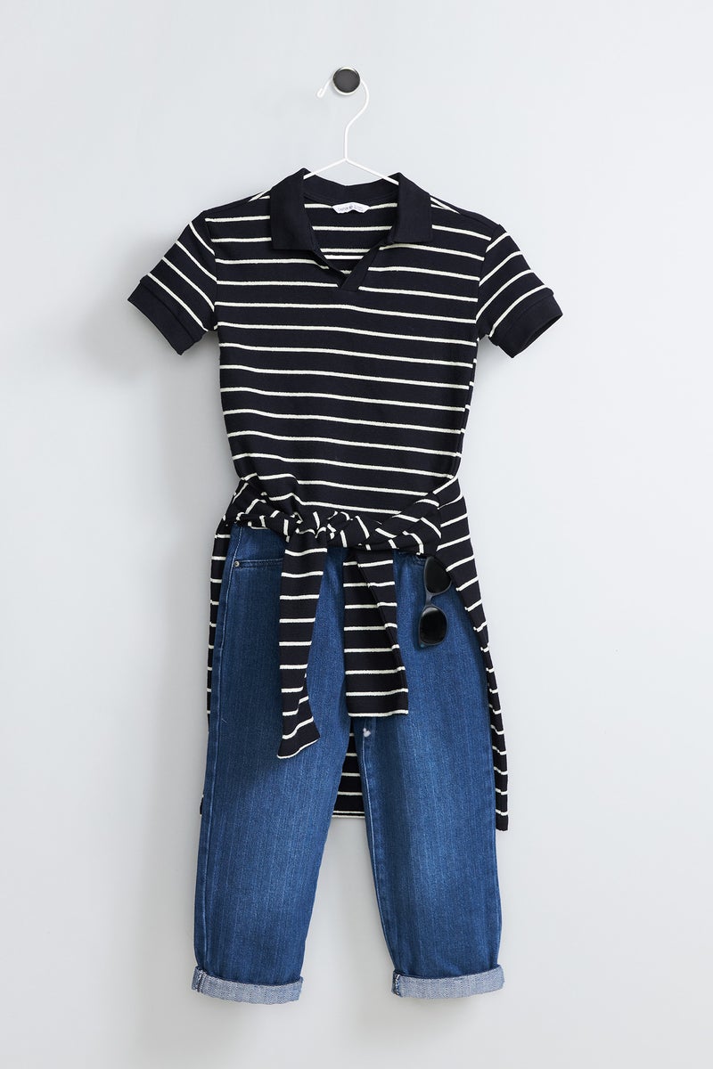 ديفاكتو بنطلون جينز اولادي قصة عادية ورجل عادية - Image 1