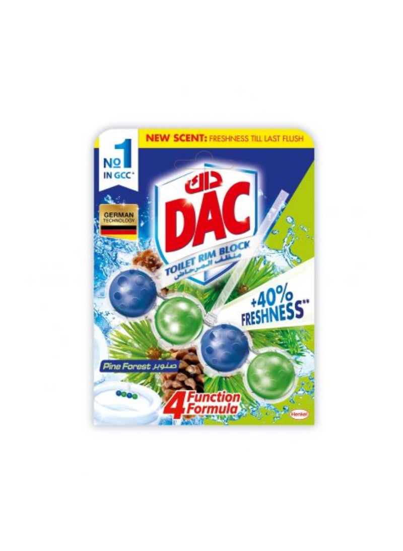 كتلة حافة المرحاض دك برائحة الصنوبر 50 جرام