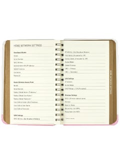 Tree of Hearts Internet Address & Password Logbook (removable cover band for security)  - Image 5