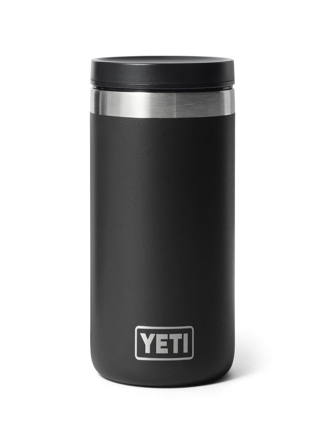 يتي وعاء طعام YETI Rambler سعة 16 أونصة، معزول بتفريغ الهواء، مصنوع من الفولاذ المقاوم للصدأ، بغطاء محكم الإغلاق، أسود - Image 3