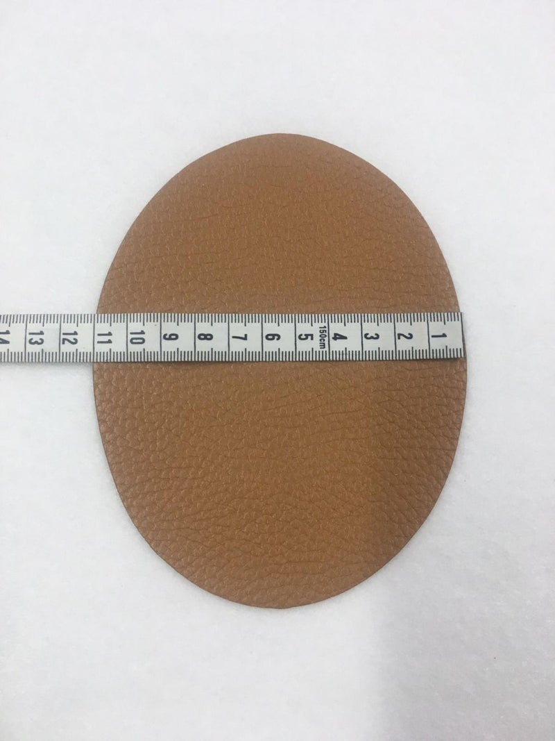 Karan Tuhafiye Karan Haberdashery Elbow Patch Emblem Faux Leather Adhesive Tan - Image 4