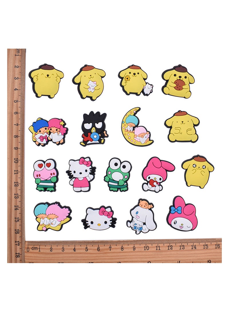 Excefore 47pcs Shoe Charms for Girls Adults, Kawaii Shoe Charms for Croc Clogs Sandals Decoration, Shoe Charms for Wristband Bracelets, Sandals Decoration Accessories - Image 5