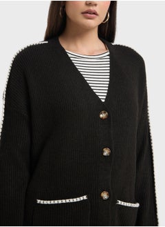 VERO MODA V- Neck Cardigan  - Image 3