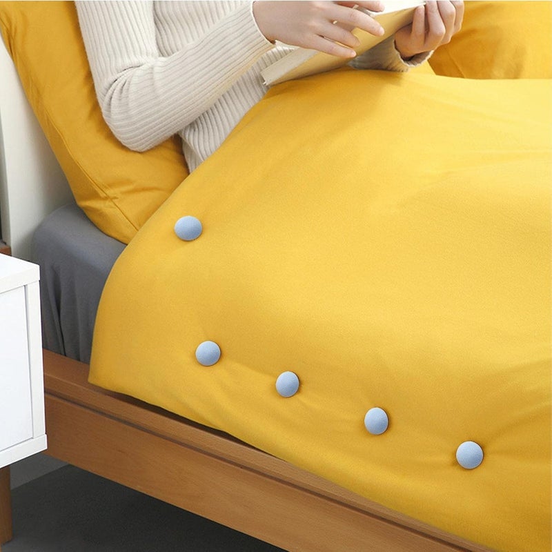 Duvet Clips | Mushroom Duvet Cover Clips for Fixing - Non-Slip Duvet Cover Pins Comforter Clips Fasteners for Quilt, Cushions, Curtains - Image 3