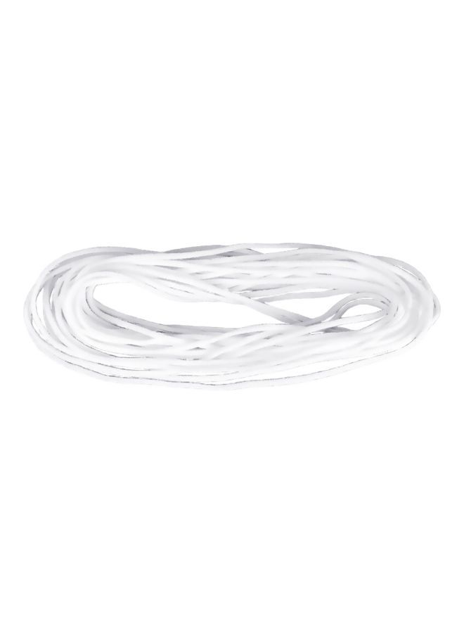 NIBEMINENT Elastic Rubber Rope White - Image 1