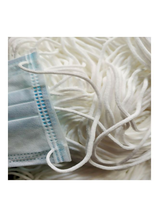 NIBEMINENT Elastic Rubber Rope White - Image 5