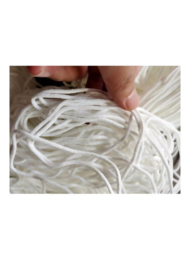 NIBEMINENT Elastic Rubber Rope White - Image 2