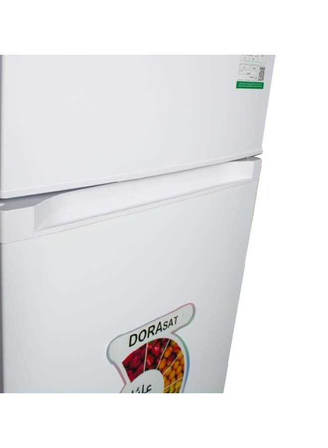 Dora Sat Two-Door Refrigerator - Ice - 206 Liters - 7.3 Feet - White - DS210DF - Image 2