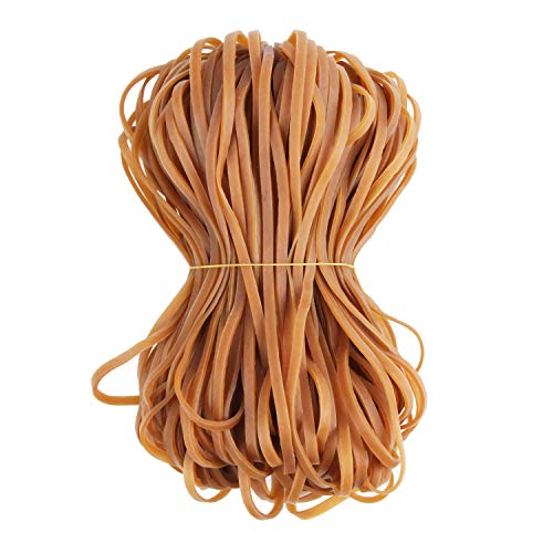 ESEE 150 Pack Large Rubber Bands, Heavy Duty Trash Can Band, Strong Elastic Bands for Office Supply, Garbage Cans, File Folders, Size 8 Inches - Image 2