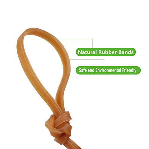 ESEE 150 Pack Large Rubber Bands, Heavy Duty Trash Can Band, Strong Elastic Bands for Office Supply, Garbage Cans, File Folders, Size 8 Inches - Image 4